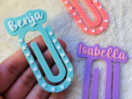 Clip marcador personalizado