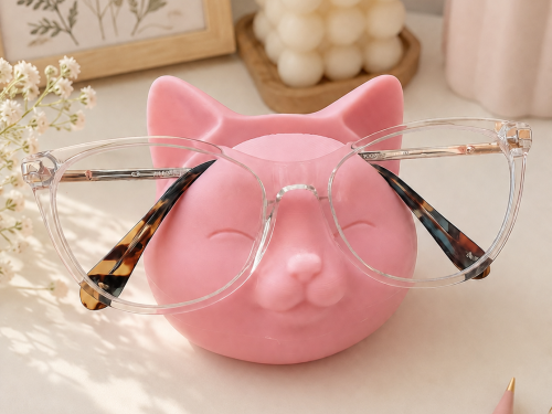 Porta lentes gato